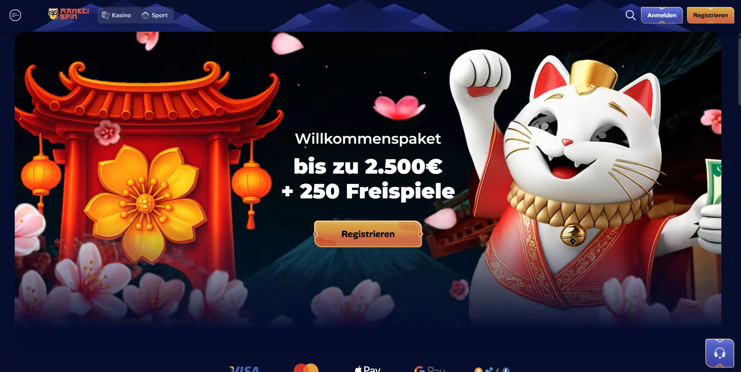 Manekispin Casino Anmelden